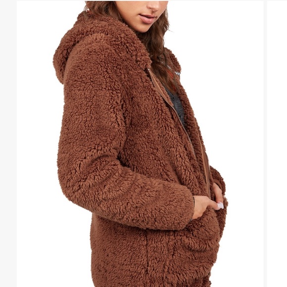 Volcom Dark Clay Lived in Lounge Phuz Up Teddy 
Jacket. Size XS. New wit… - Picture 1 of 8